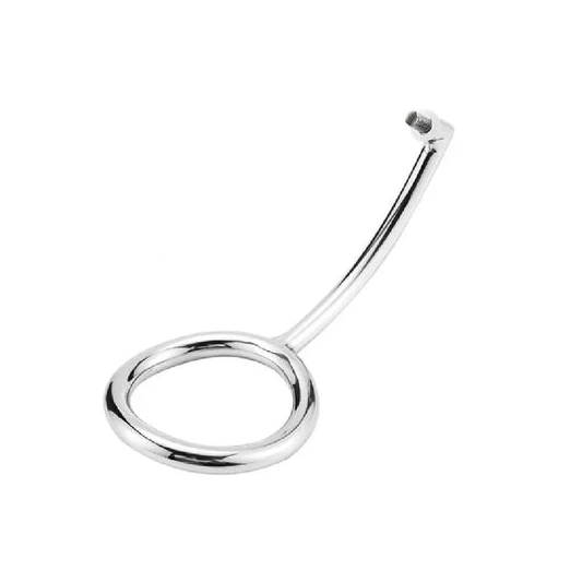 DiscreetChoice Hook Cock with Set Anal Stainless Steel Ring 4663 1108